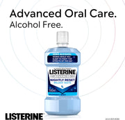 Listerine Advanced Nightly Reset Midnight Mint Mouthwash zero alcohol oral rinse bottle 500ml oral care use