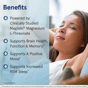 Jarrow Formulas MagMind magnesium L-threonate capsules daily use lifestyle 90 count