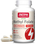 Jarrow Formulas Metilfolato 1000 mcg Cápsulas vegetales - 100 unidades