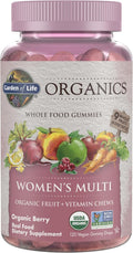 Garden of Life Vitaminas Orgánicas para Mujeres en Gomitas, Sabor a Baya, 120 Unidades