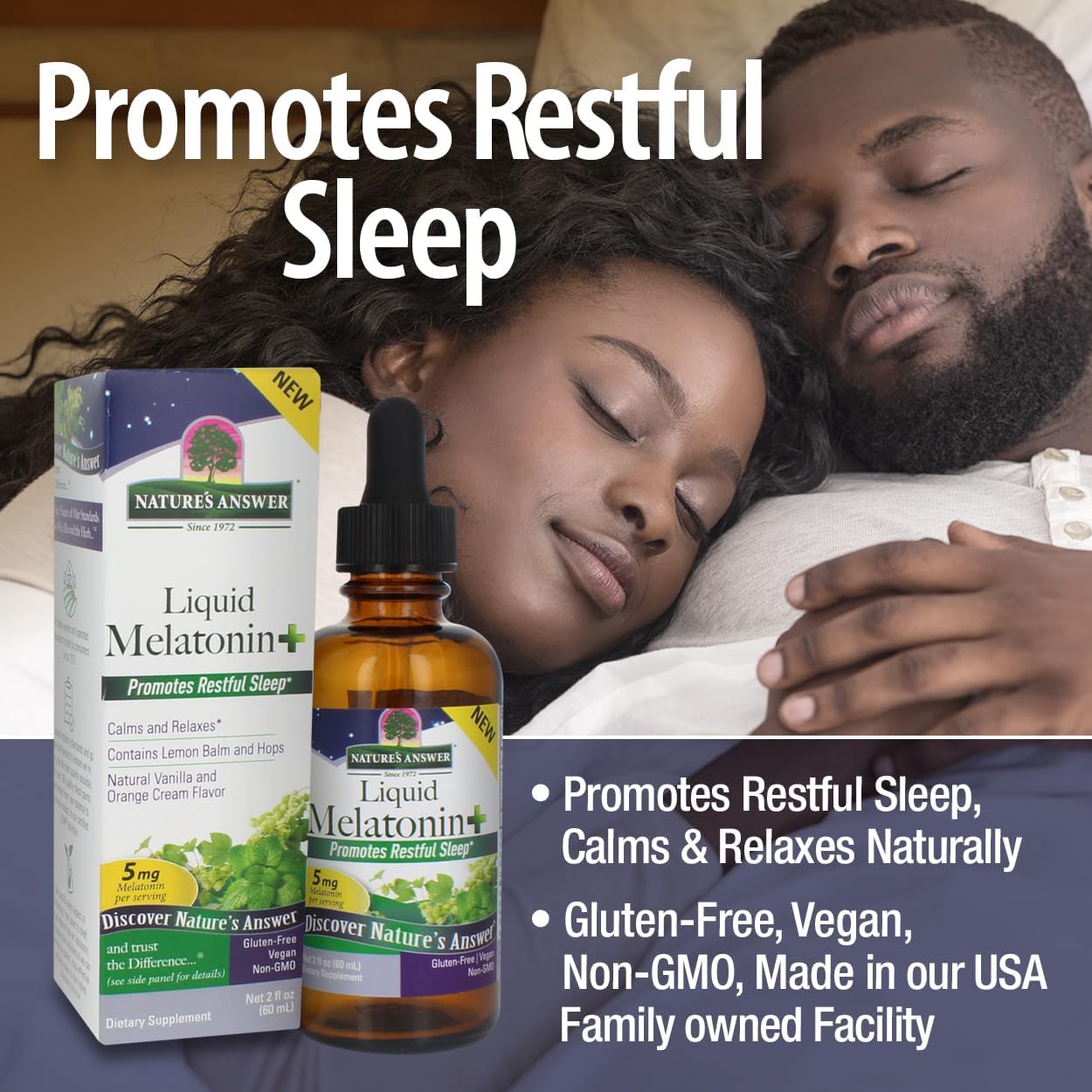 Nature’s Answer Melatonin Food Supplement Liquid - 60ml