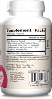 Jarrow Formulas Citrus Bergamot 120 Veggie Capsules barcode
