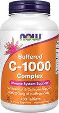 NOW Vitamin C-1000 Complex with Bioflavonoids - 180 Tablets
