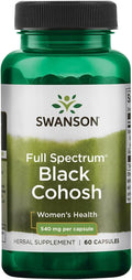 Swanson Full Spectrum Black Cohosh Root 540mg – 60 Capsules