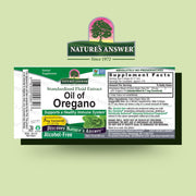 Nature’s Answer Oil of Oregano Leaf Alcohol-Free Liquid Extract 30ml barcode image