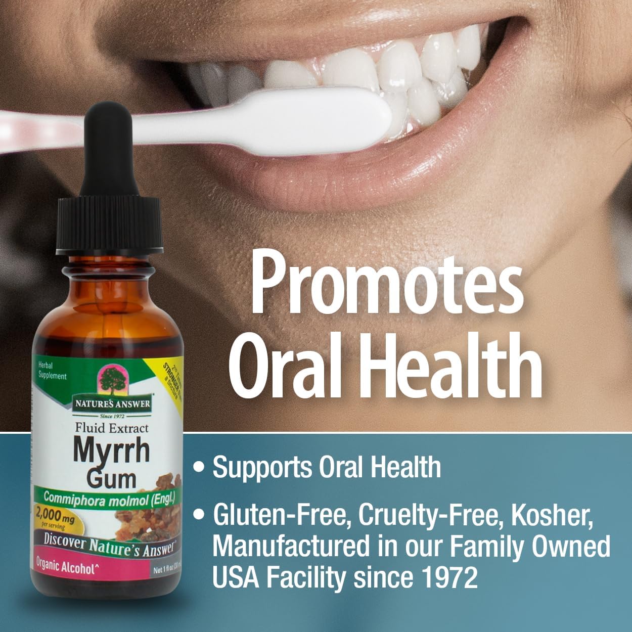 Nature's Answer Myrrh Gum Resin Liquid Extract - 30ml