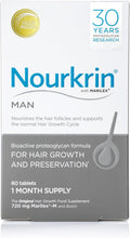 Suplemento para Apoyo Capilar Nourkrin Hombre - 60 Tabletas