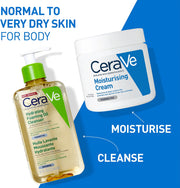 CeraVe Hydrating Foaming Oil Cleanser facial cleanser pump bottle 473ml skincare use routine