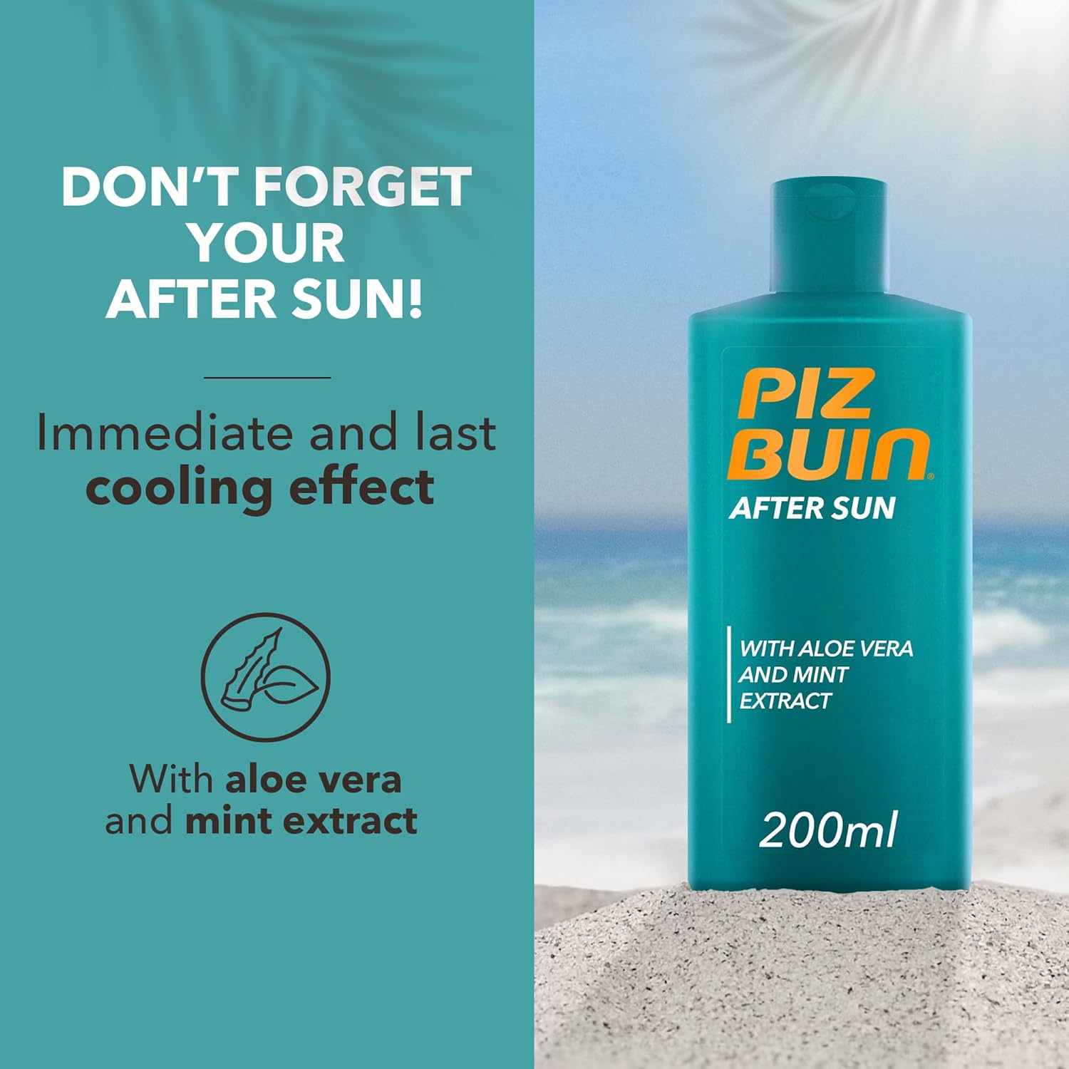 Piz Buin Allergy Sun Lotion SPF30 Sensitive Skin 400ml & Piz Buin After Sun