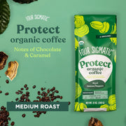 Four Sigmatic Organic Medium Roast, Ground Coffee - 340g