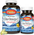 Carlson Elite Omega-3 Gems 1600 mg Lemon Softgels - 120 Count
