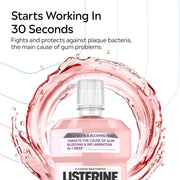 Listerine Advanced Gum Expert Smooth Mint Mouthwash alcohol-free oral rinse bottle 500ml oral care use