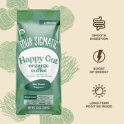 Four Sigmatic Organic Ground Coffee, Medium Roast - 340g