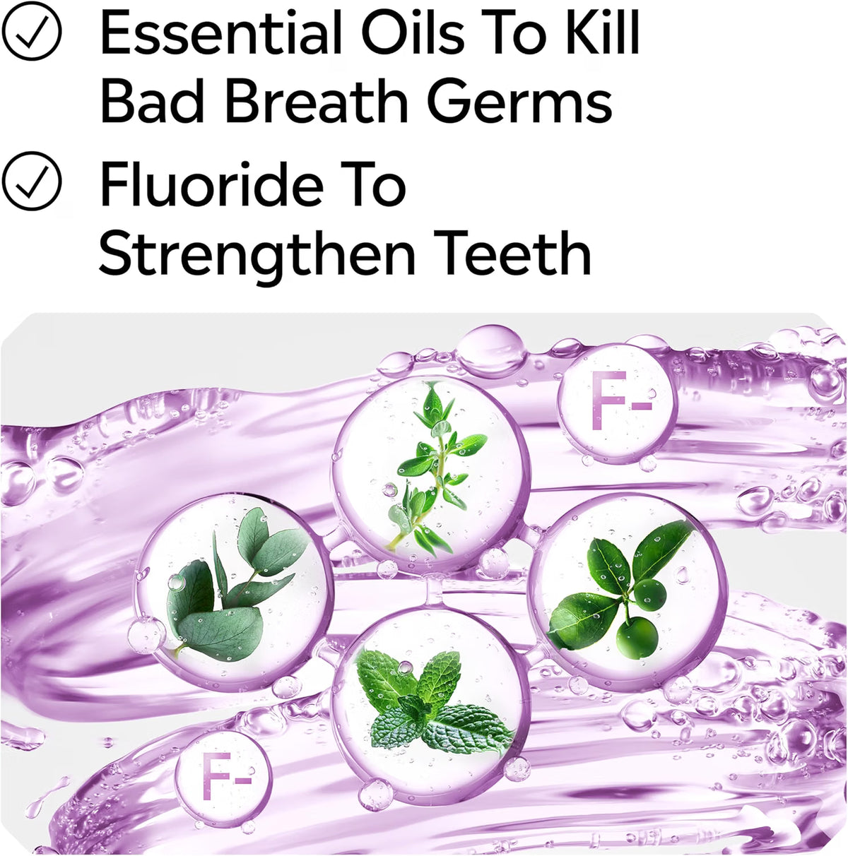 Listerine Total Care Alcohol Free Mild Mint Mouthwash oral rinse bottle 500ml ingredients