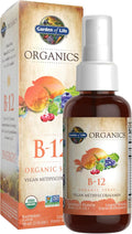 Garden of Life Organics Vitamin B12 Spray - Raspberry - 58ml