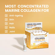 Swedish Nutra Liquid Marine Collagen Shots 15000mg 30 x 25ml most concentrated marine collagen