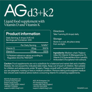 AG1 Greens Powder Travel Kit supplement facts and ingredients information