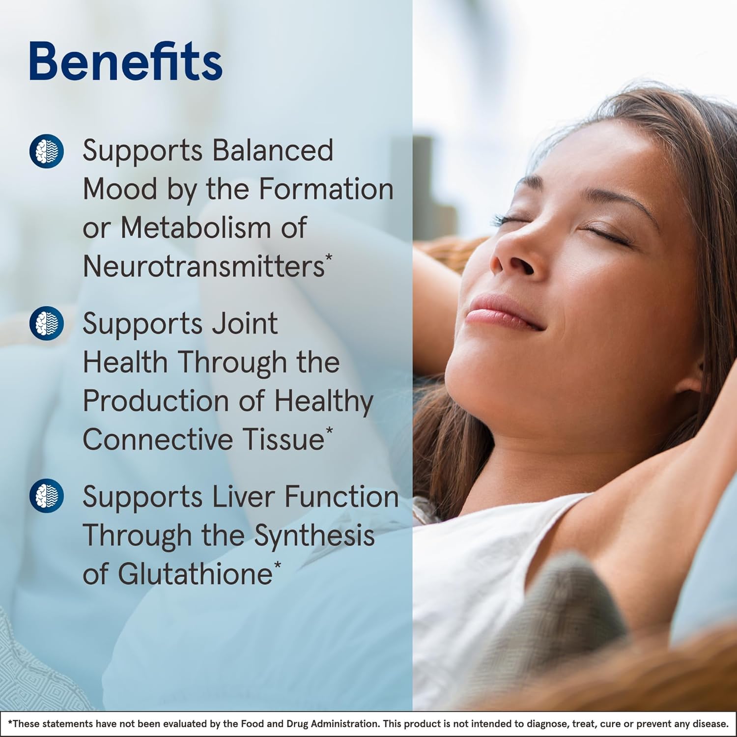 Lifestyle Image: Jarrow Formulas SAMe 400mg tablets daily use lifestyle