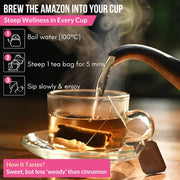Rio Amazon Pau D'Arco Tea Infusion brewing instructions herbal tea 90 teabags