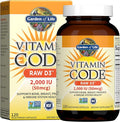 Garden of Life Vitamin Code Raw D3 - 2000 IU with Chlorella & Enzymes
