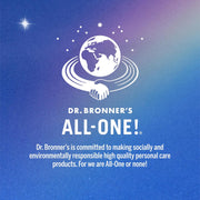 Dr. Bronner's Baby Unscented 4-in-1 Organic Sugar Pump Soap 355ml pump bottle for hands face body and hair all one