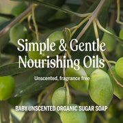 Dr. Bronner's Baby Unscented 4-in-1 Organic Sugar Pump Soap 710ml pump bottle ingredients