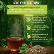 Rio Amazon Yerba Maté Tea Infusion ingredient information herbal tea 40 teabags