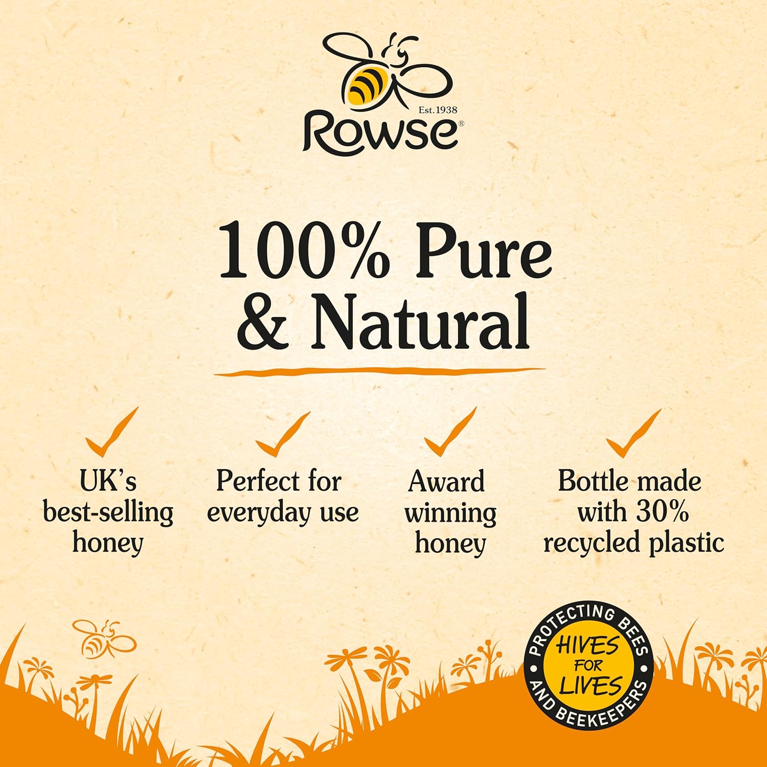 Rowse Creamy Set Honey – 1.36kg Tub