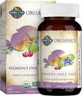 Garden of Life Organics Once Daily Whole Food Multivitamin Vegan Tablet for Women