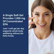 How to Use: Carlson Elite EPA Gems softgel capsules daily use fish oil 60 count