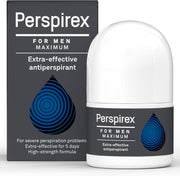 Perspirex Maximum Strength Antiperspirant Roll-On & box for Men, 20ml.