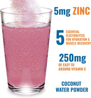 How to Use: Ener-IV electrolyte drink mix powder mixing instructions 154.35g on white background
