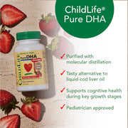 ChildLife Essentials Pure DHA chewable softgels kids supplement 90 count