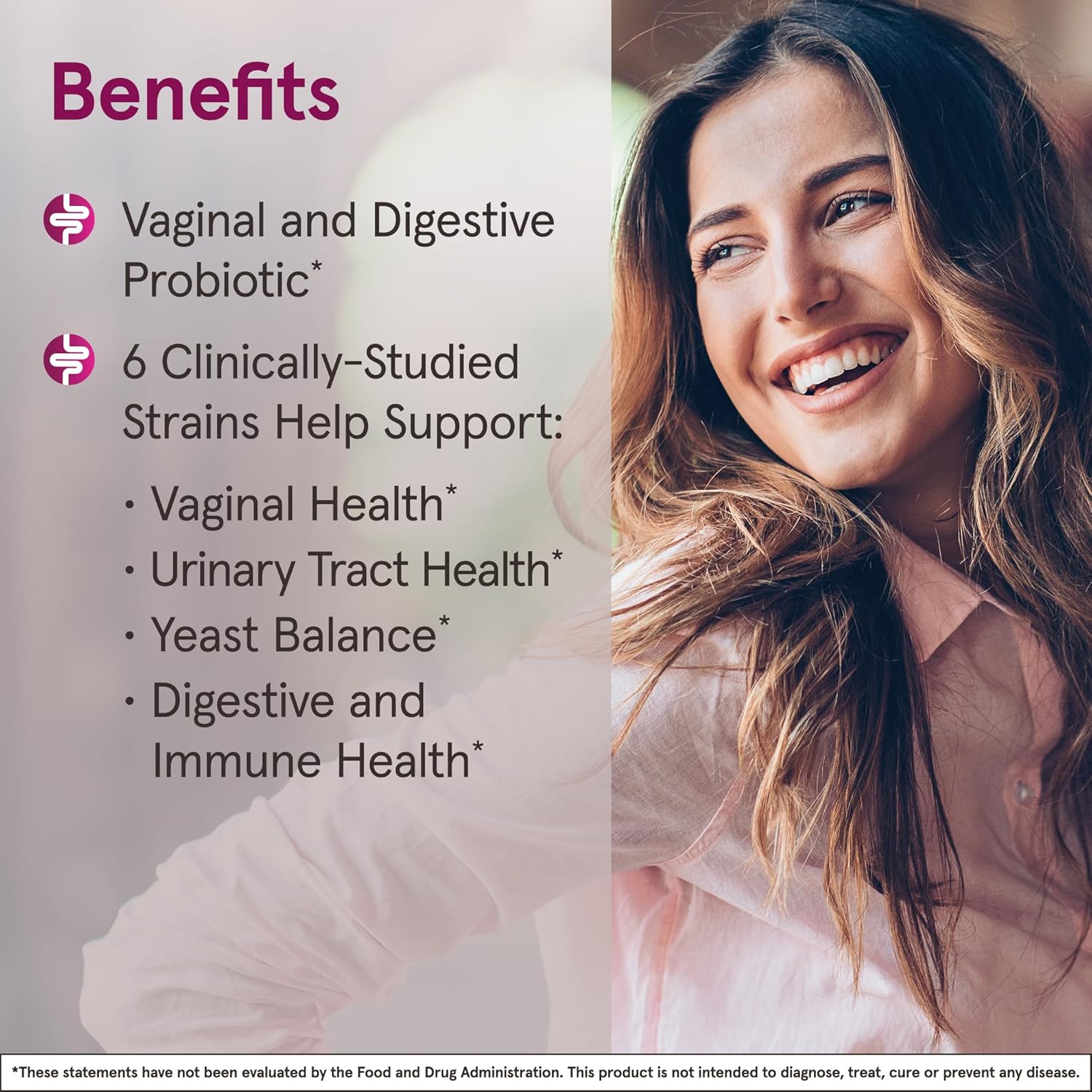 Jarrow Formulas Fem-Dophilus Advanced Probiotics 10 Billion - 30 Capsules