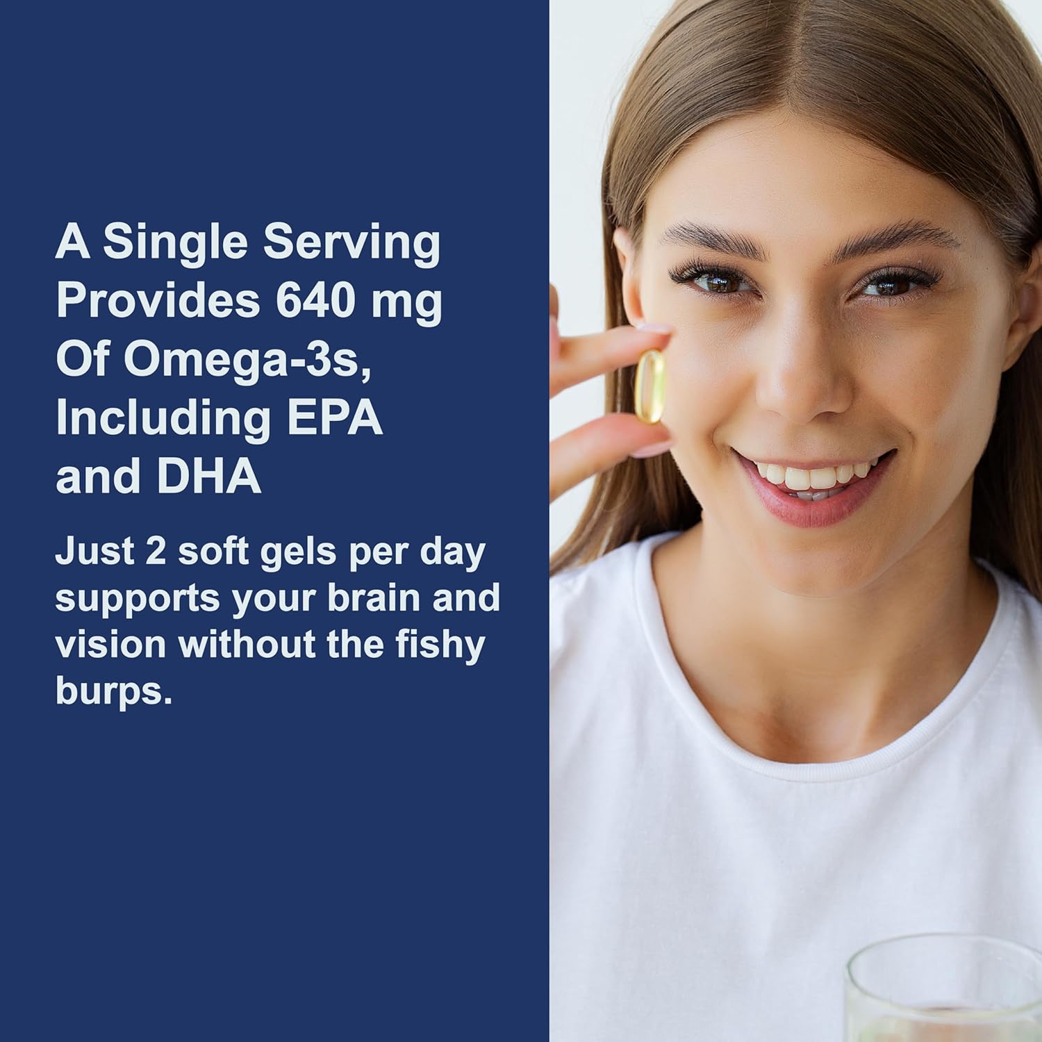 How to Use: Carlson Super DHA softgel capsules daily use fish oil supplement 80 count