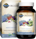 Garden of Life Organics Multivitamínico de Alimentos Integrales para Hombres, Tabletas Veganas