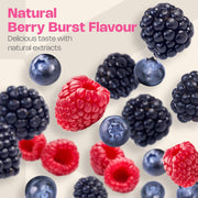 Nutriburst Women's Multivitamin Gummies bottle, berry burst flavour, 60 count. Berry burst flavour.