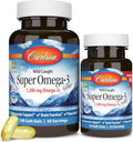 Carlson Omega-3 Capturado en la Naturaleza 1200 mg Aceite de Pescado - 130 cápsulas blandas