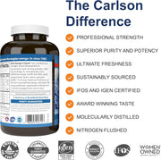 Barcode image: Carlson Elite Omega 3 softgels barcode bottle 120 count