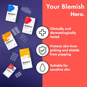 Hero Mighty Patch Surface - Extra Large Hydrocolloid Acne Patches variants.