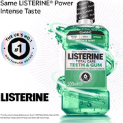 Listerine Total Care Teeth & Gum Intense Mint Mouthwash oral rinse bottle 500ml