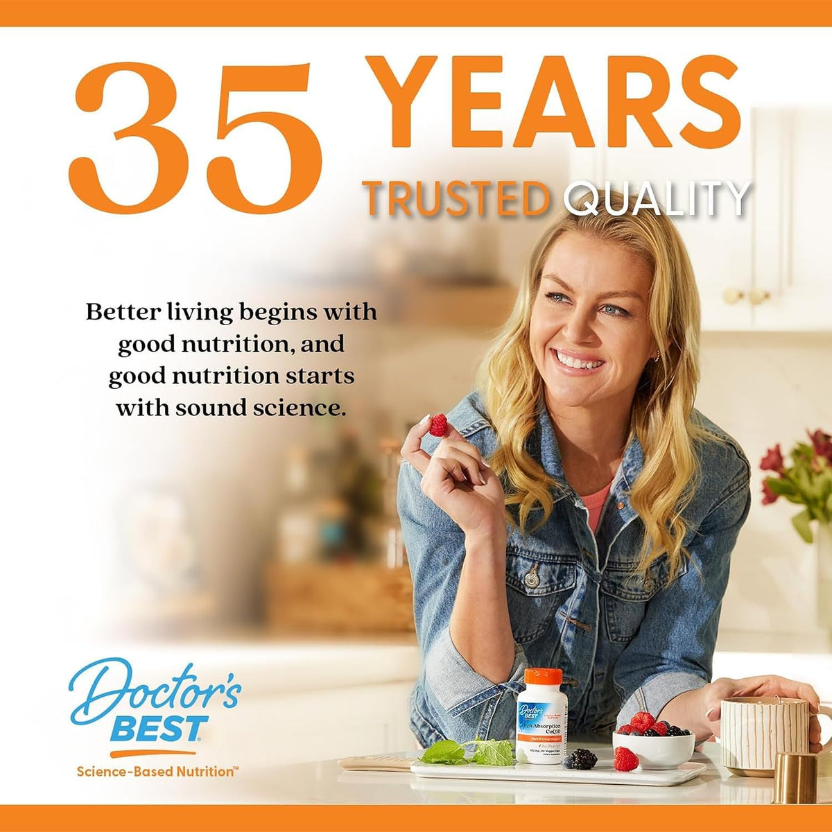 Doctor's Best High Absorption Chelated Iron, bottle packaging, unflavoured, 27mg, 120 tablets, daily dietary supplement use