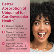 Lifestyle Image: Jarrow Formulas Ubiquinol QH-Absorb 100mg softgels daily use lifestyle