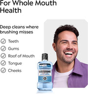 Listerine Total Care Stay White Intense Mint Mouthwash oral rinse bottle 500ml how to use