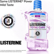 Listerine Total Care Alcohol Free Mild Mint Mouthwash oral rinse bottle 500ml oral care use
