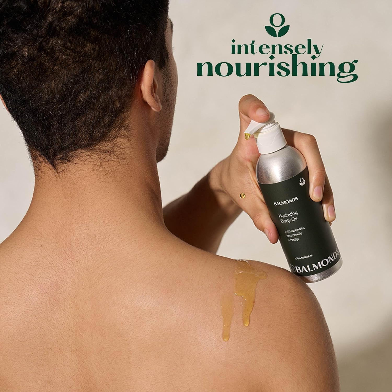 How to Use: Balmonds Hydrating Body Oil 200ml applying oil to body skincare routine