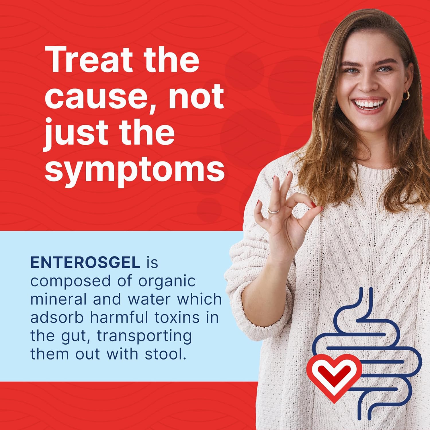 ENTEROSGEL Traveller’s Diarrhoea & IBS Relief On-The-Go – 10 Sachets