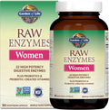Garden of Life Enzimas RAW para Mujeres, 22 Enzimas con Probióticos, 90 Cápsulas Vegetales