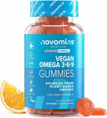 Gomitas Veganas Omega 3 6 9 Novomins Naranja - 60 unidades