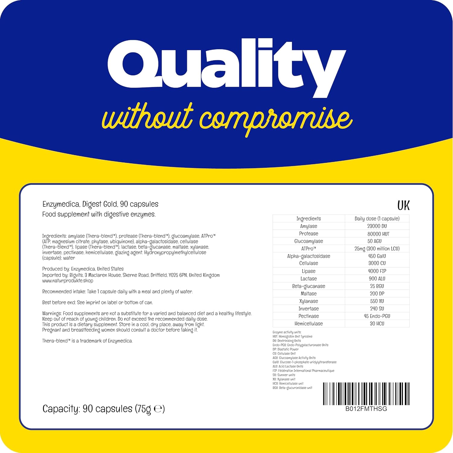 Digest Gold™ 90 capsules